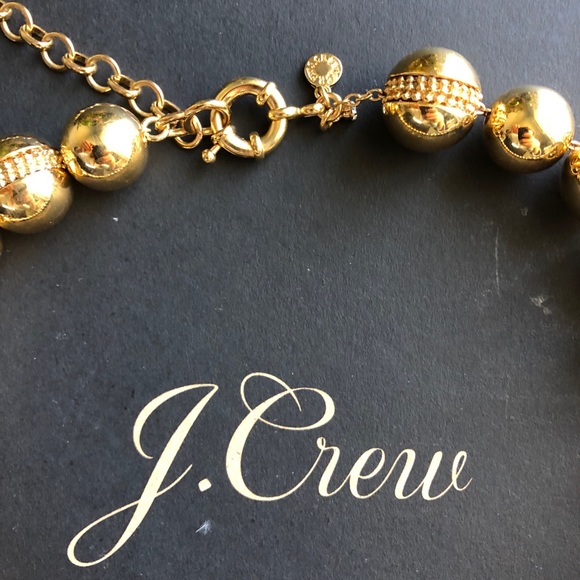 J. Crew gold ball necklace - Picture 5 of 5